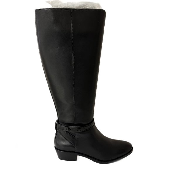 NIB COACH CAROLINE SEMI-MATTE RIDING BOOTS - Picture 3 of 10